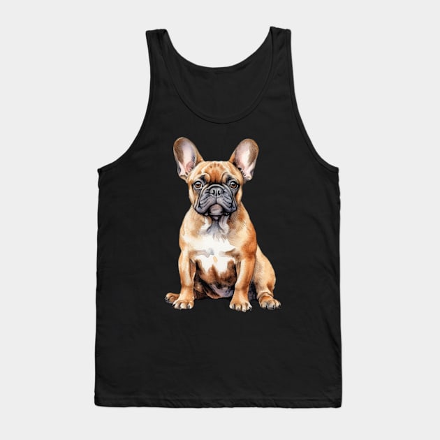 French Bulldog Tank Top by DavidBriotArt